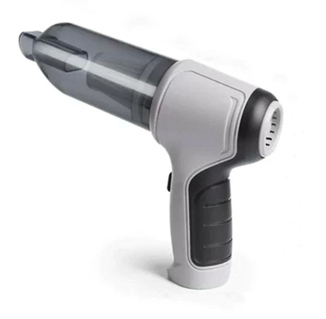 MILENI Пылесос для автомобиля беспроводной ручной, сухая уборка, контейнер, серый