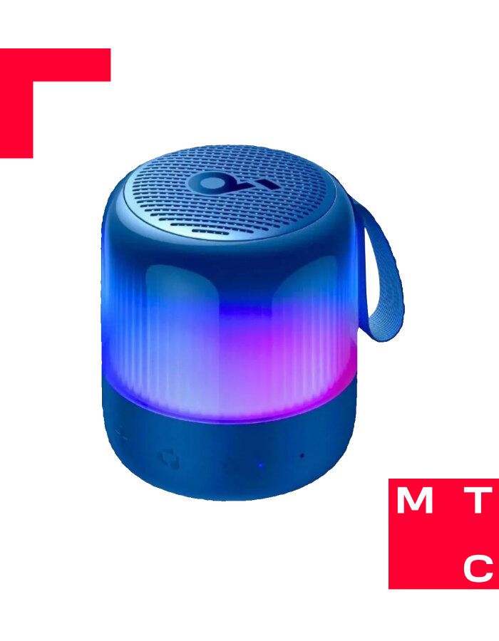 Портативная акустическая система Anker Soundcore Glow mini синяя