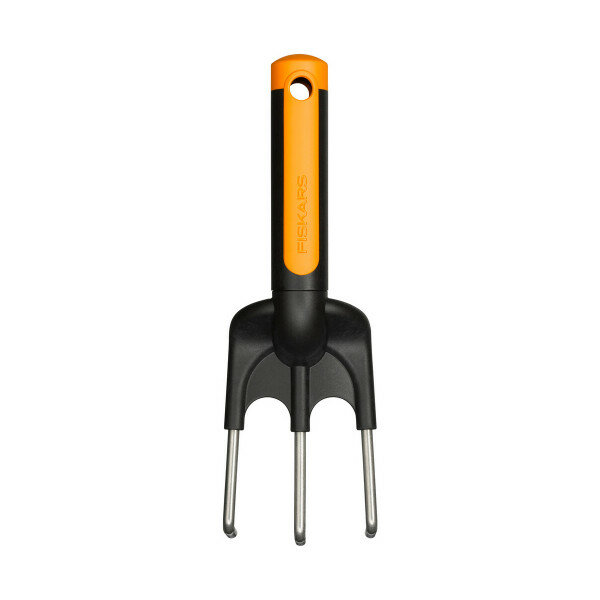 Вилка садовая (культиватор) SOILD FISKARS прочная цвет оранжевый