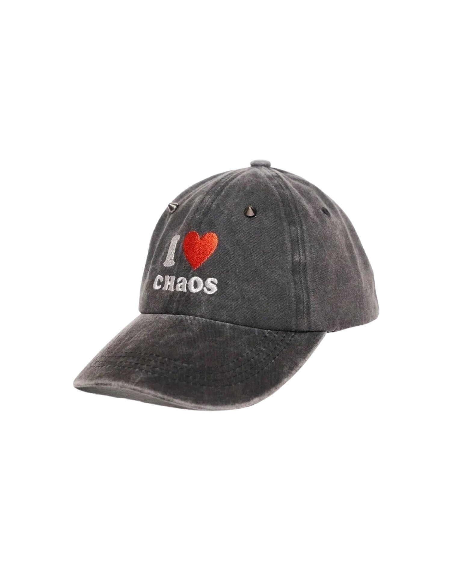 Кепка CLOUT I <3 chaos для мужчин и женщин, размер OneSize, серый