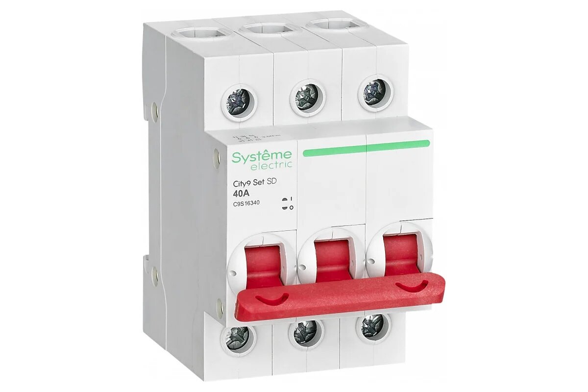 Systeme Electric City9 Выключатель нагрузки 3P 40A 400В C9S16340 EZ9S16340 аналог