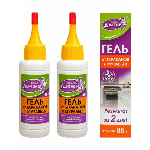 Гель Домовой Прошка от тараканов и муравьев, 85 г 2 шт