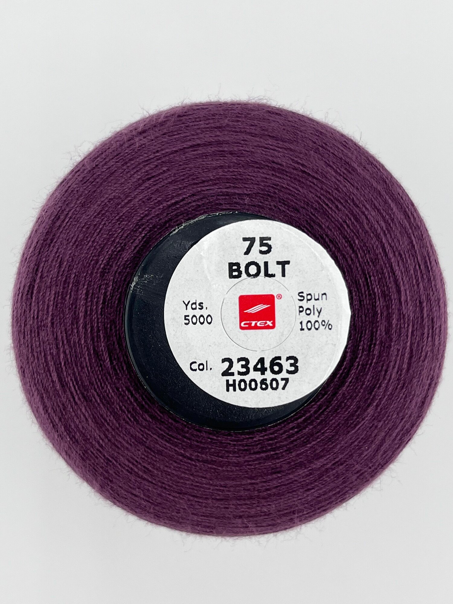Нитки для шитья 40/3, 5000 ярдов, фиолетовые — фото 1