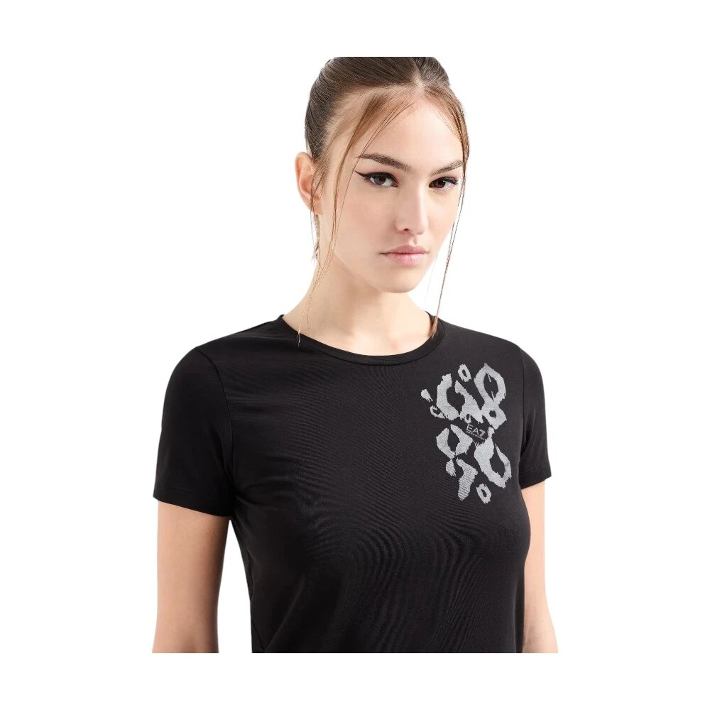 Футболка EA7 EMPORIO ARMANI, размер XS, черный — фото 1