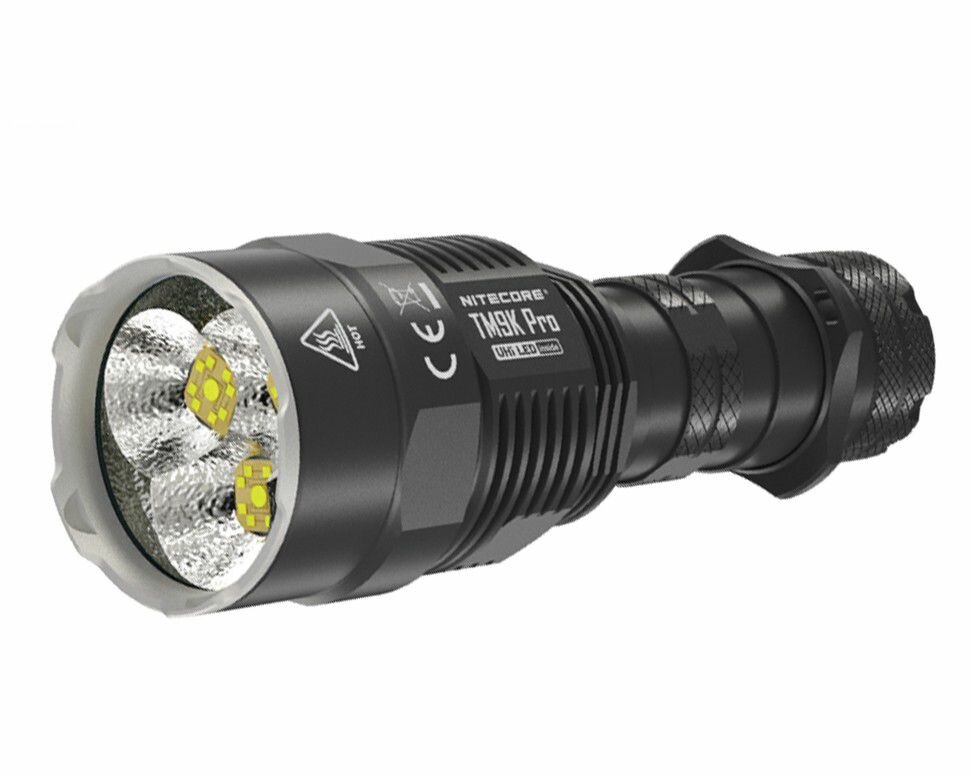 Фонарь NiteCore Tiny Monster TM9K Pro, 21700, 3 диода Nitelab UHI-40 MAX, 510 метров, 9900 Люмен (Комплект)