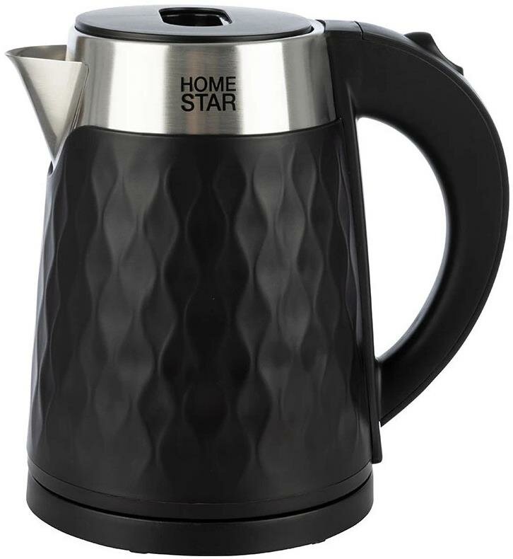 Электрический чайник HOMESTAR HS-1021 объем 1.7 л, мощность 1500 Вт, черный