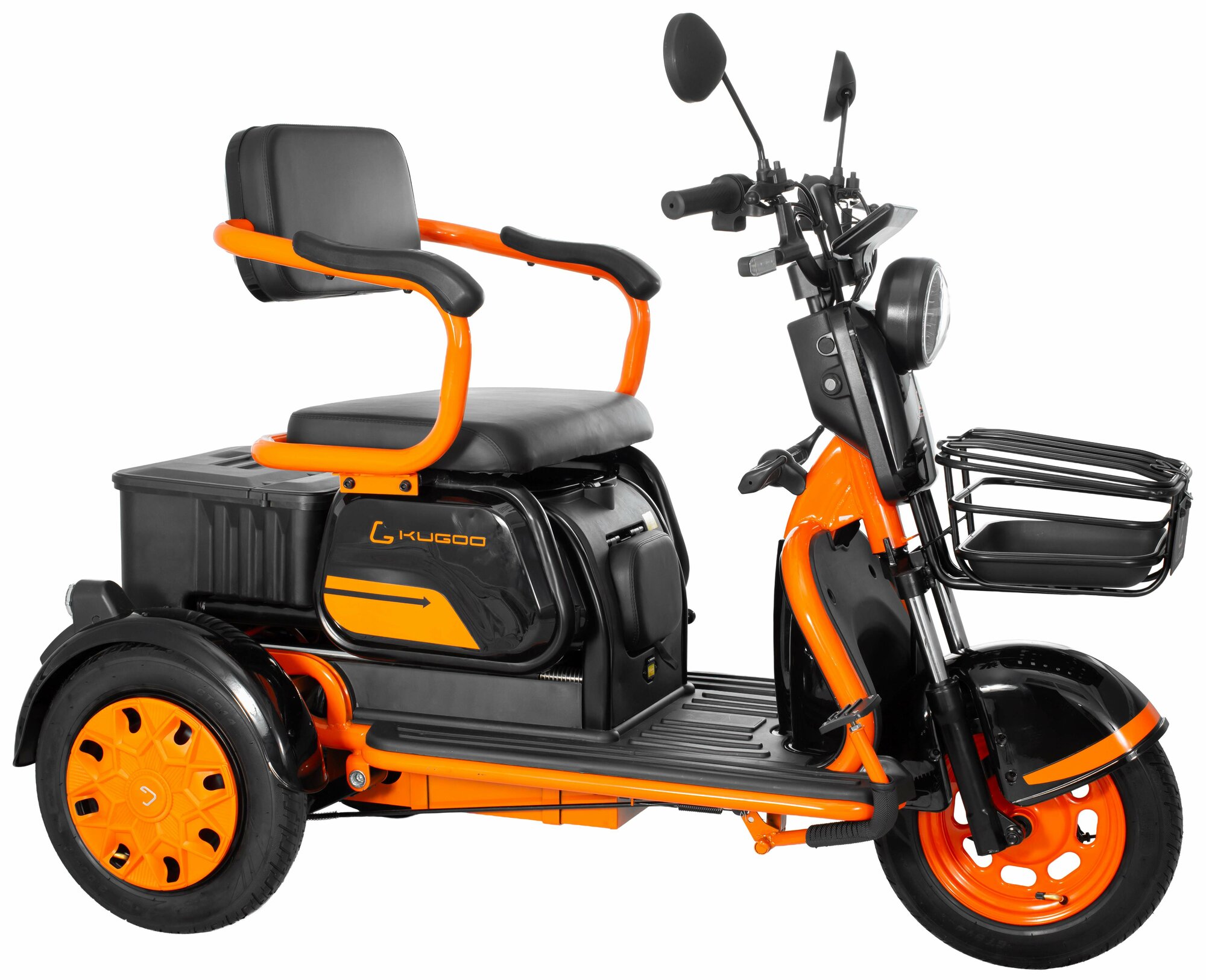 Электроскутер KUGOO T1 500W (48 V / 21 Ah) раздвижное сиденье — фото 1