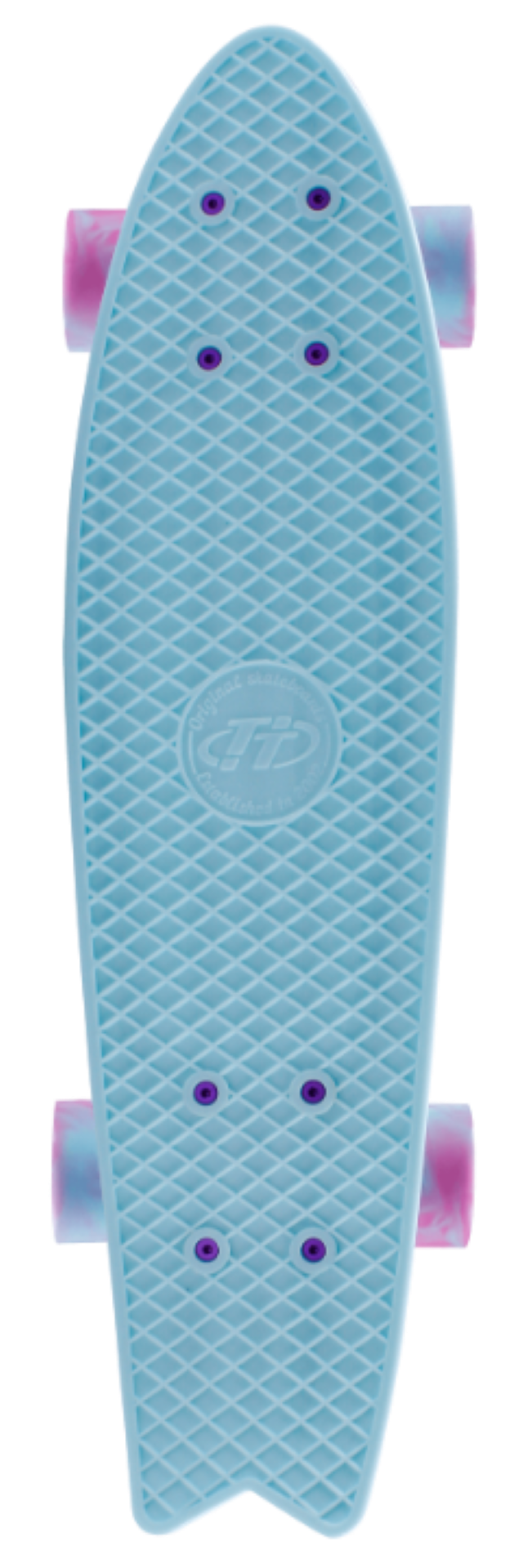Круизёр-пениборд Tech Team "Fishboard 23", 58х15см, до 100кг - Sky Blue — фото 1