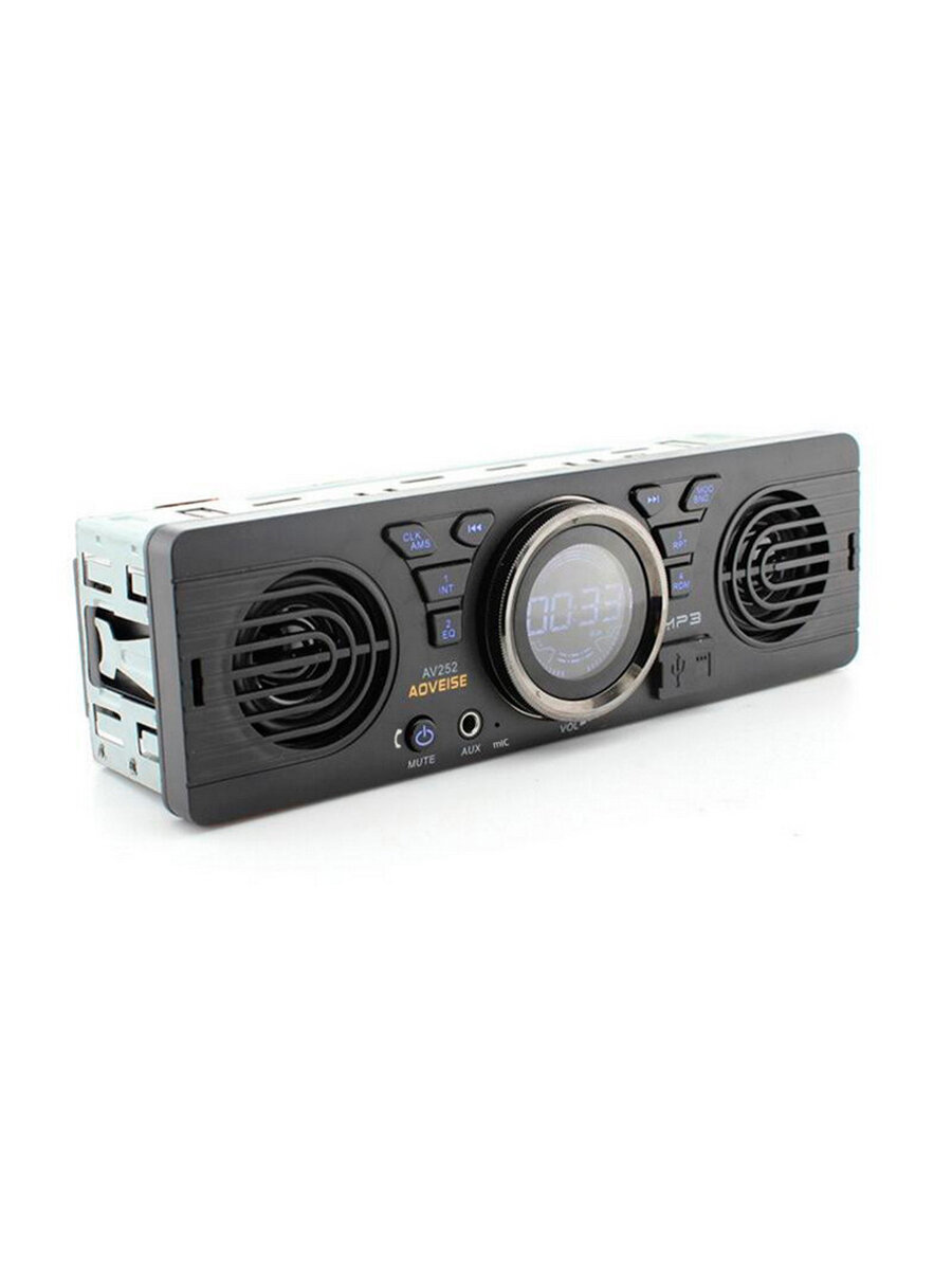 Автомагнитола Blucar, Bluetooth, AUX-вход, FM-радио, 2-цветная