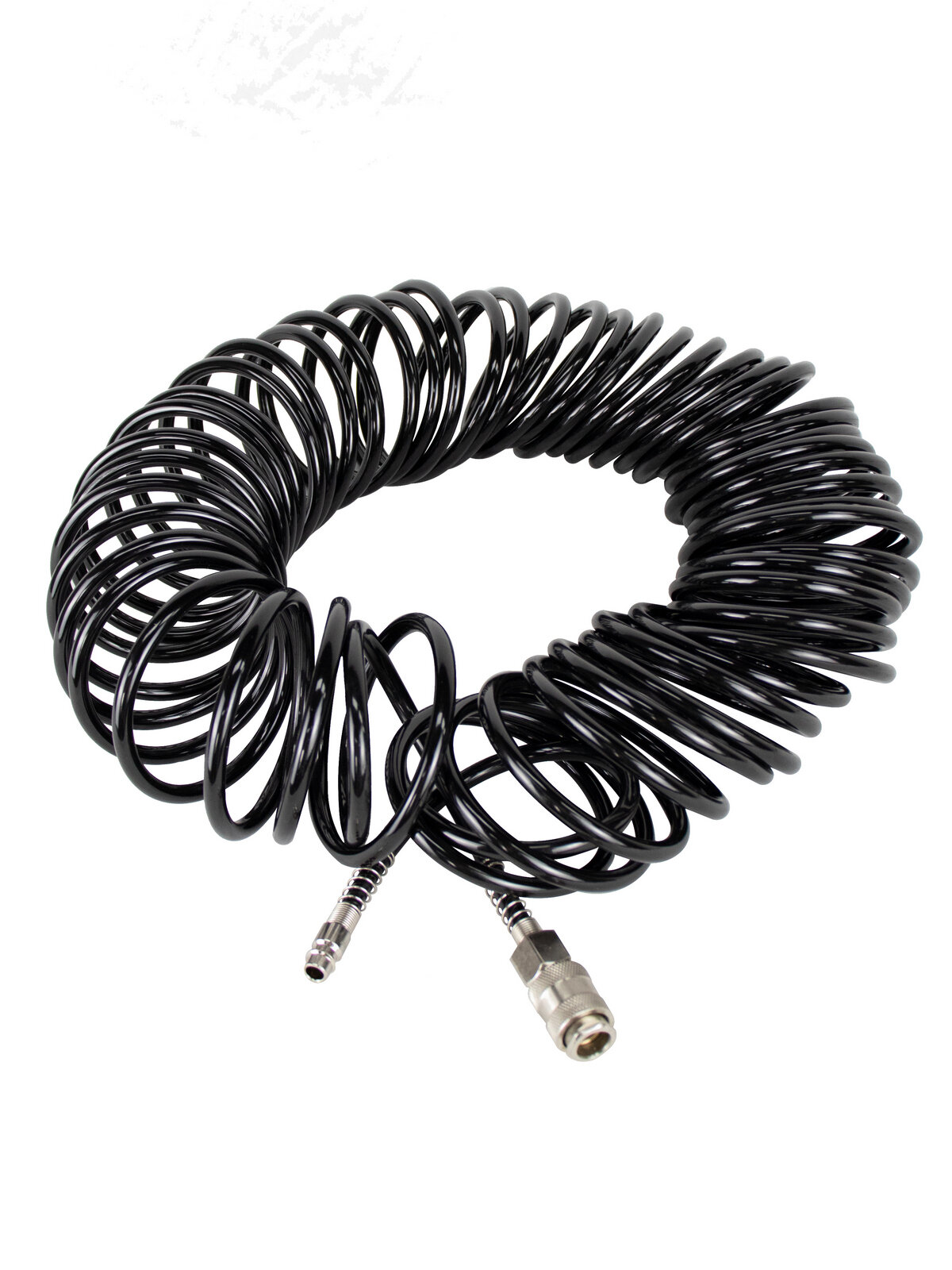 Шланг спиральный с фитингами рапид Verton Air PH15 (15м размеры внутренний 5 внешний 8) диаметр штуцера 1/4