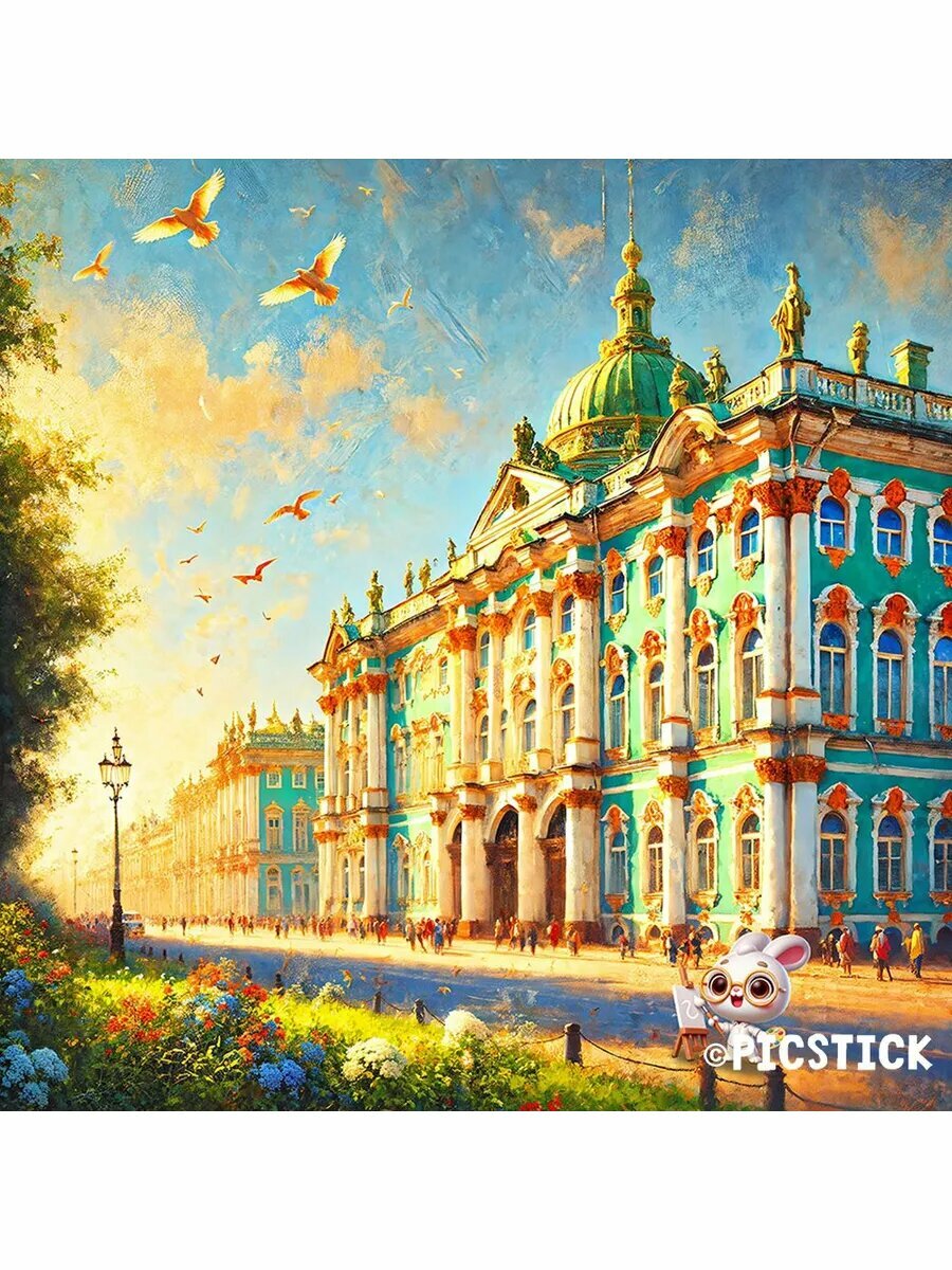 Пазл для детей Зимний дворец 36 эл. 24*24 см — фото 1