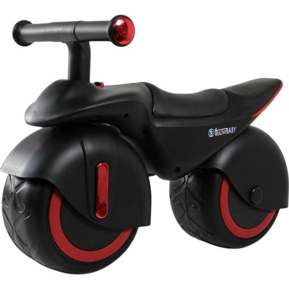 Детский беговел RiverToys (HB-222) (черный) 2+