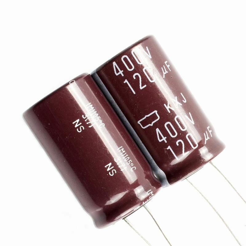 1шт. Nippon Конденсатор электролитический 400В-120мкФ (120uF-400V, 18x30мм)