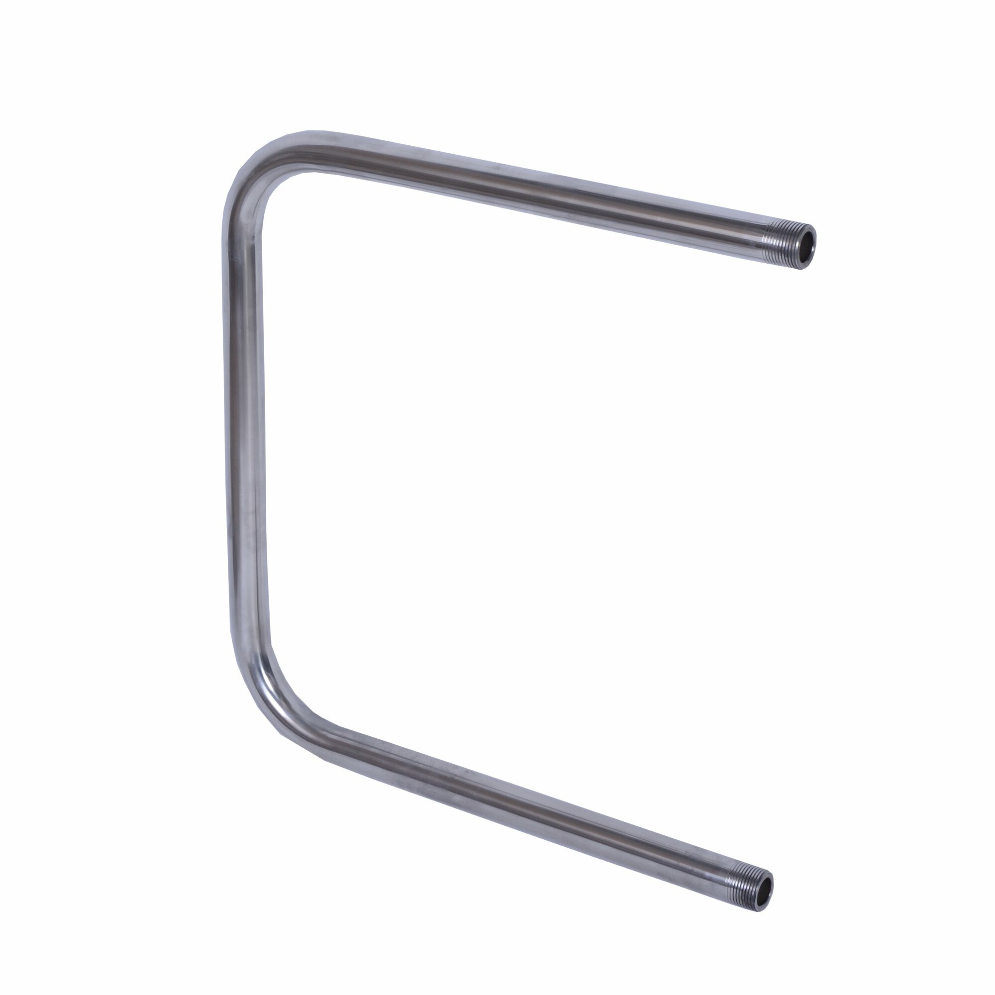 Полотенцесушитель Tera П-образная форма нержавеющая сталь водяной без цвета 50х50 см