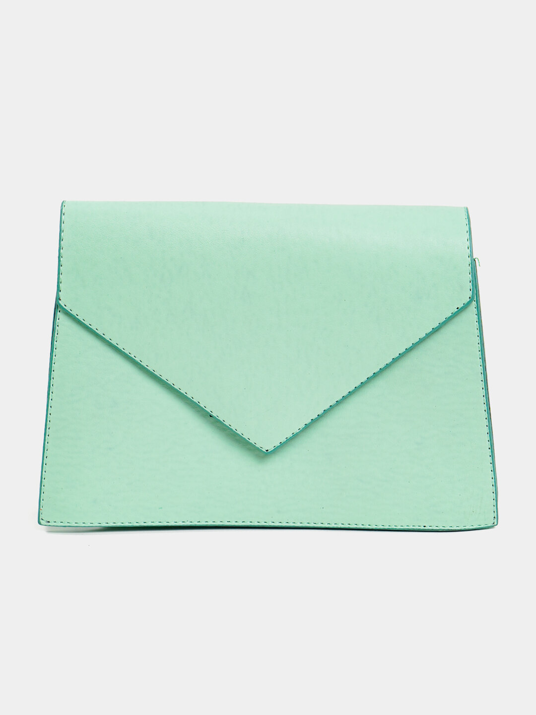 Сумка  Envelope Classic, фактура гладкая, светло-зеленый
