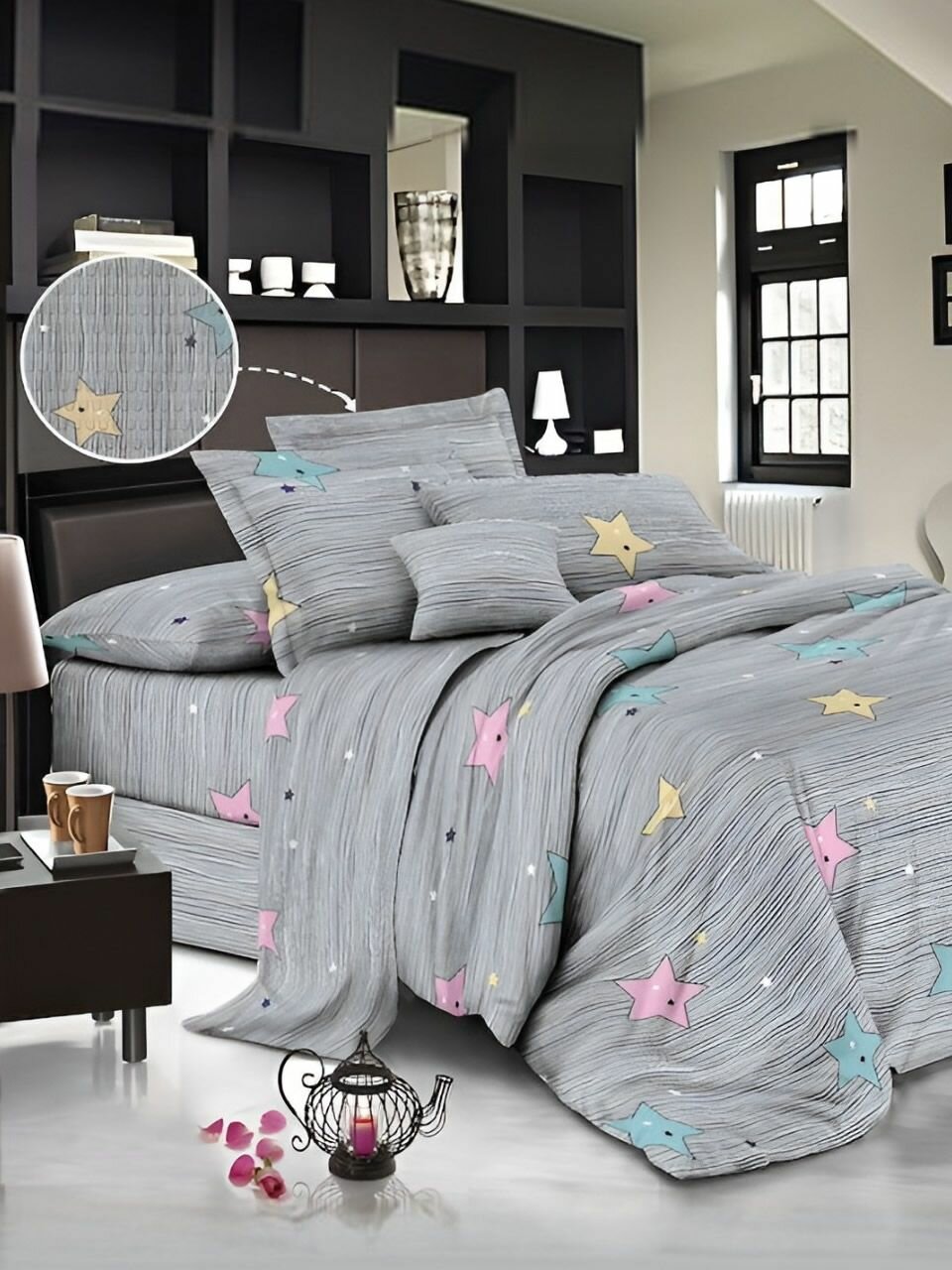 Наволочка Жатка 70х70 - "Звездный Сон"