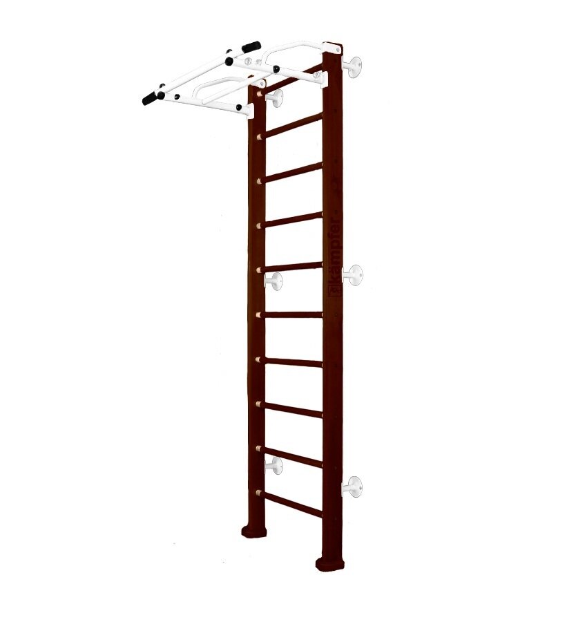 Шведская стенка Kampfer Swedish Wall №5 Шоколадный Стандарт белый турник