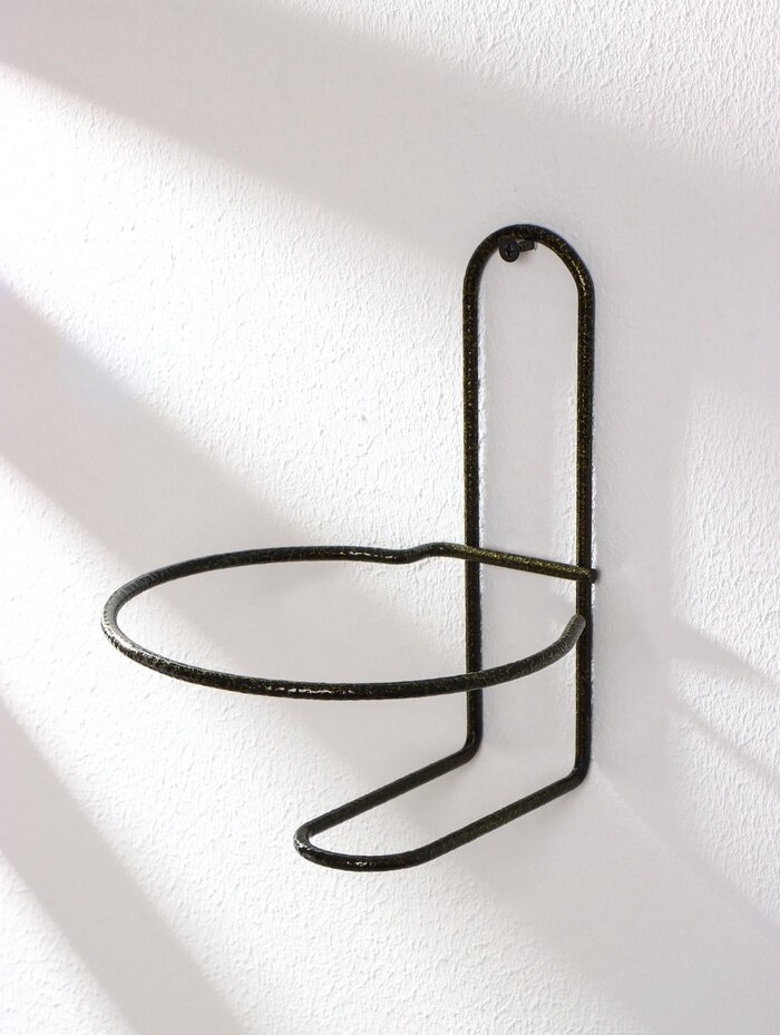 Подвес для кашпо Сима-Ленд «Одиночка» настенный d=16см золотистый