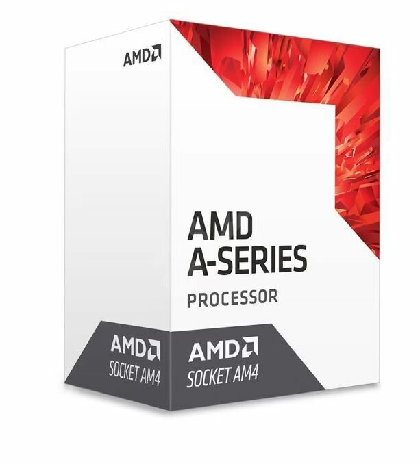 Процессор AMD A6 9500E (AD9500AHABBOX) BOX (без кулера) - AM4, 2 х 3 ГГц, L2 - 1000 КБ, DDR4 - 1600 МГц, AMD Radeon R5, TDP 35 Вт