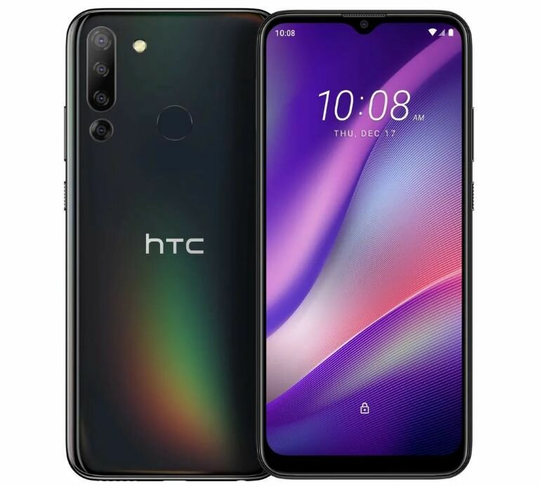 6.517" Смартфон HTC Wildfire E3 128ГБ (Wildfire E3) черный - 8 х 1,8ГГц, 4 ГБ, 2SIM, IPS, 1600x720, камера 13 МП+2 МП+8 МП, 4G, GPS, 4000 мAч