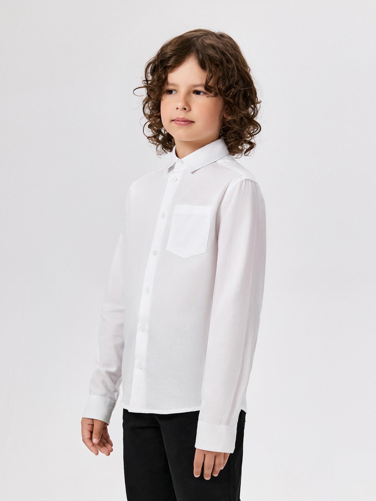 Школьная рубашка Acoola, размер 122, белый