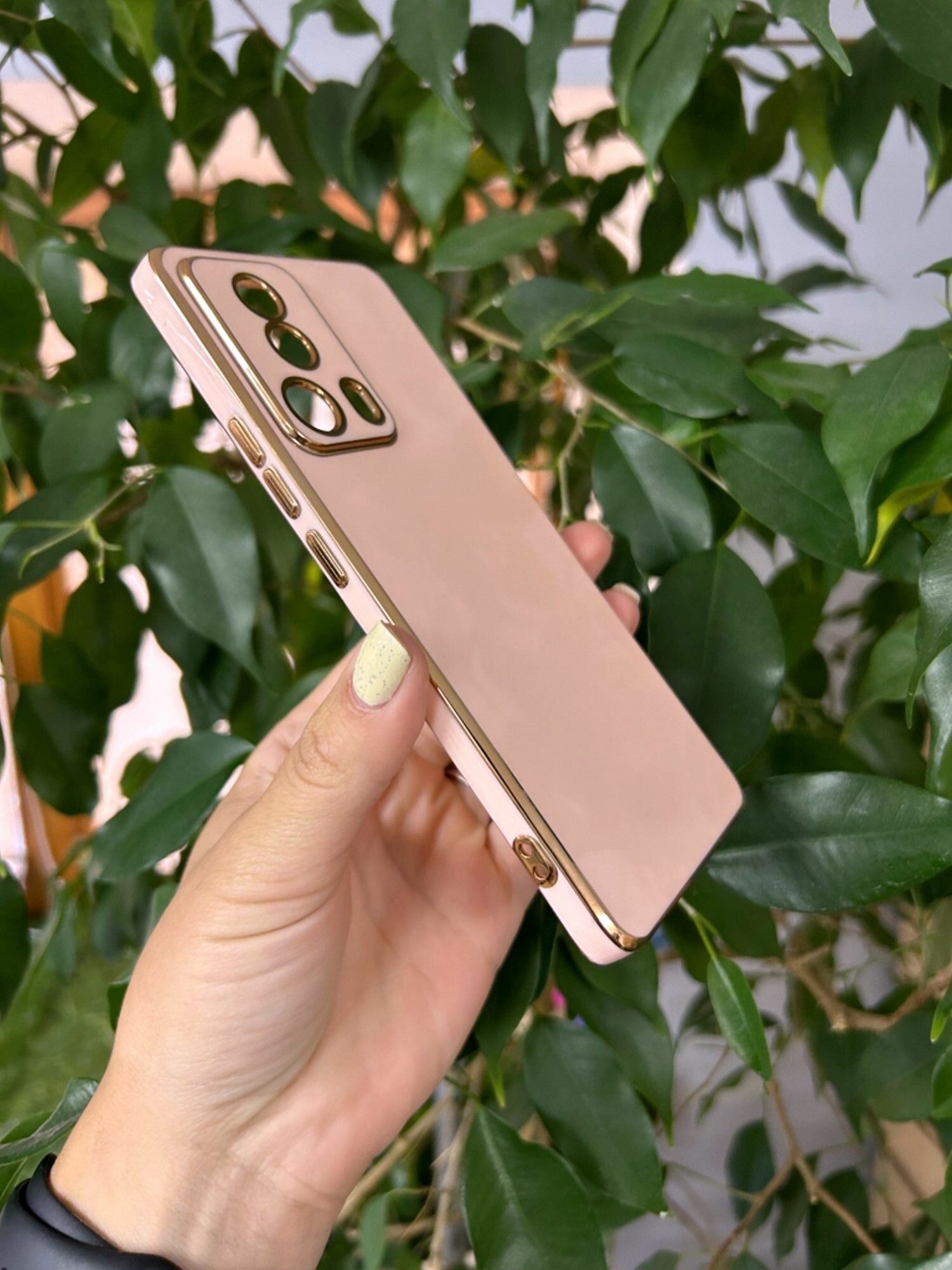 Чехол на Xiaomi 13 Lite / Сяоми 13 Лайт силиконовый inli (Золотой) — фото 1