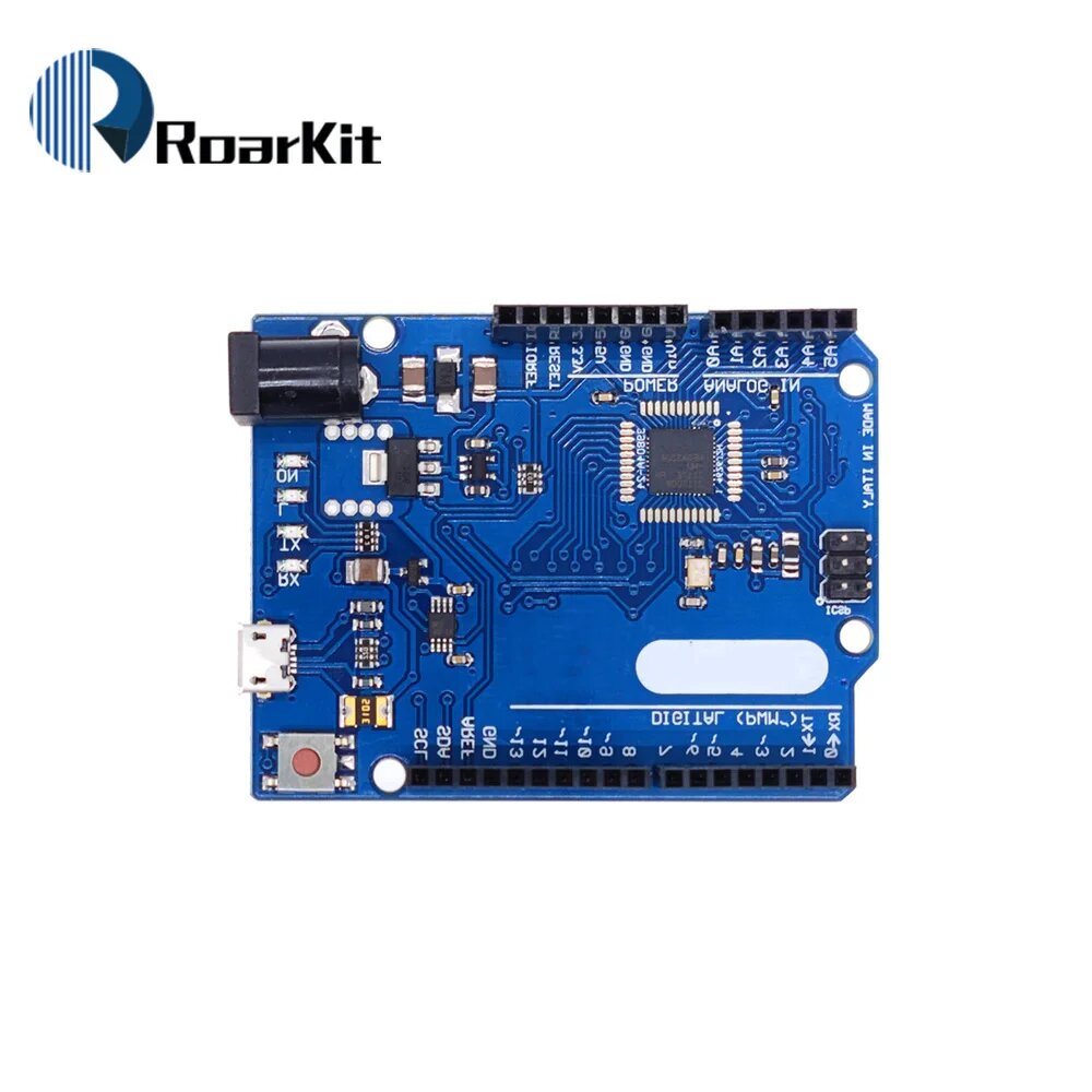 Микроконтроллер Leonardo R3 Atmega32u4, макетная плата с USB-кабелем, совместимый с Arduino, стартовый набор, Leonardo R3