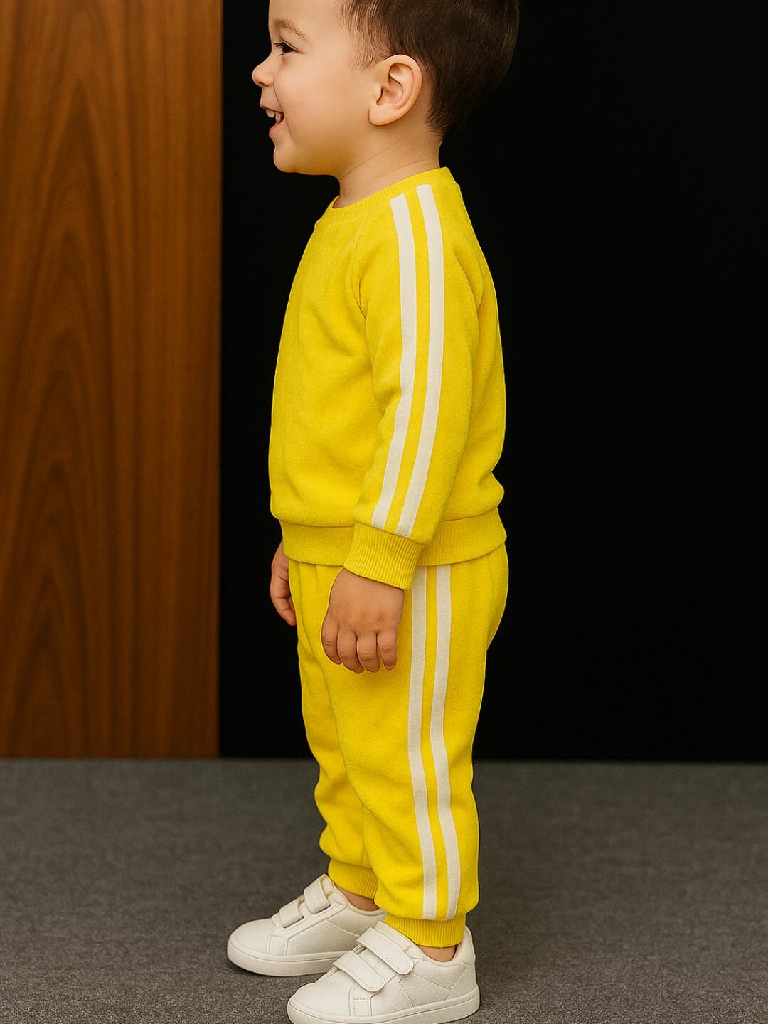 Комплект одежды DNZ, размер 80, желтый — фото 1