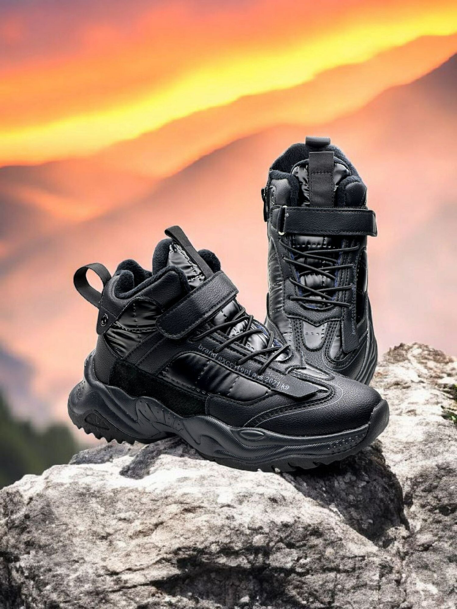 Кроссовки, размер 29, черный — фото 1