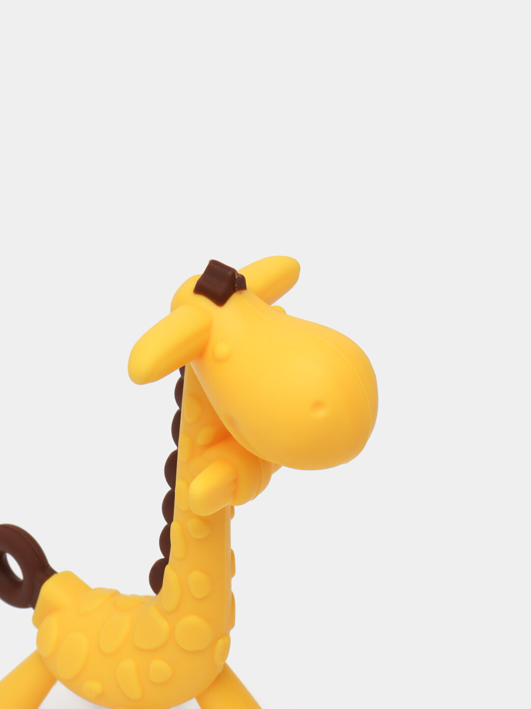 Прорезыватель для зубов, грызунок, массажер для десен "Жираф", 1 шт, силикон, 4мес+ — фото 1