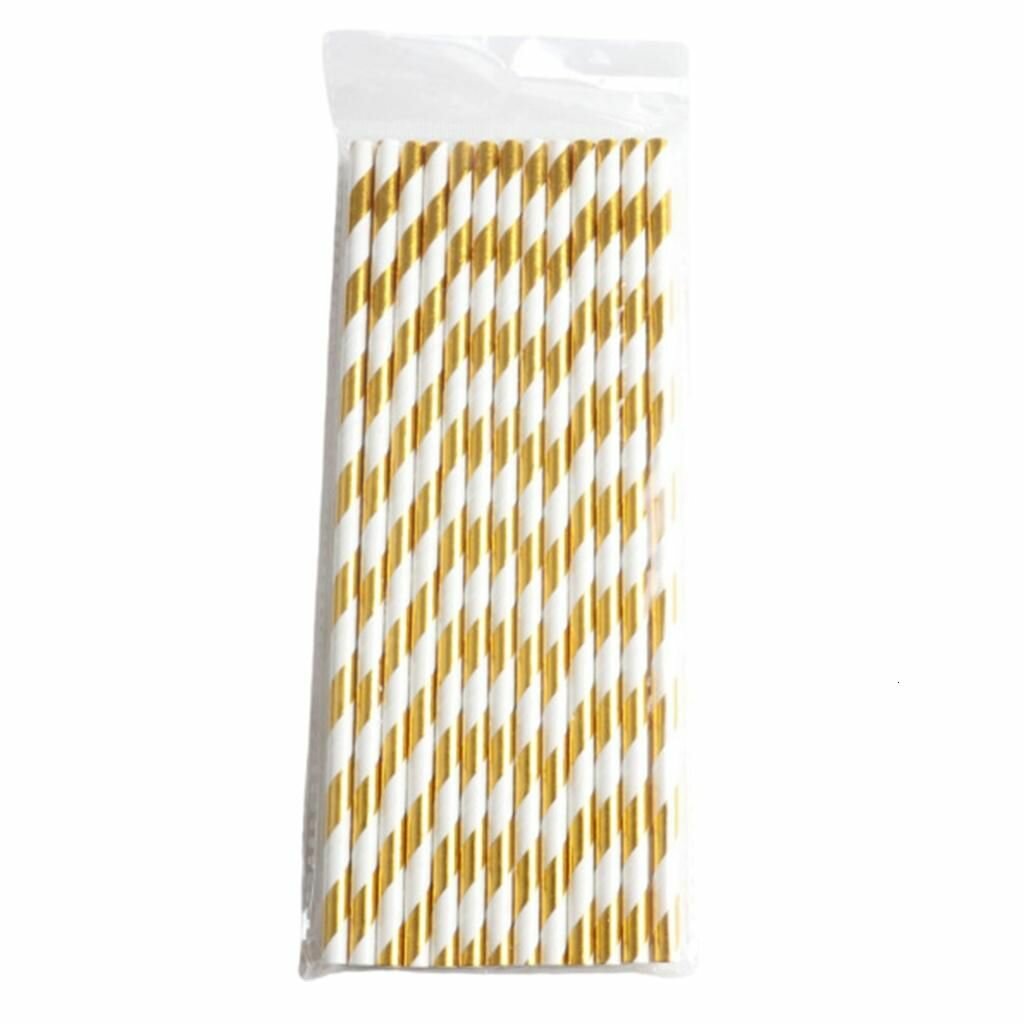 Декоративные столовые приборы с черным золотом - Солома 10ШТ