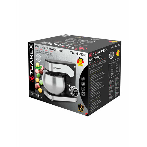 Планетарный миксер с чашей 5 литров TUAREX TK-4203 1800 Вт 10290₽