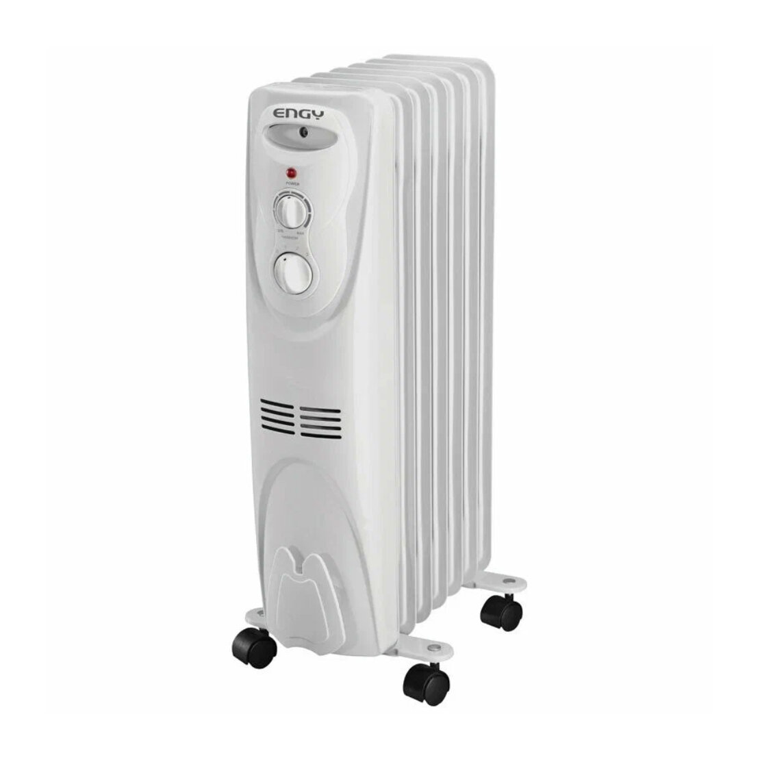 Радиатор масляный ENERGY EN-1307 1500 Вт 3 режима 7 секций колёса регулировка мощности белый