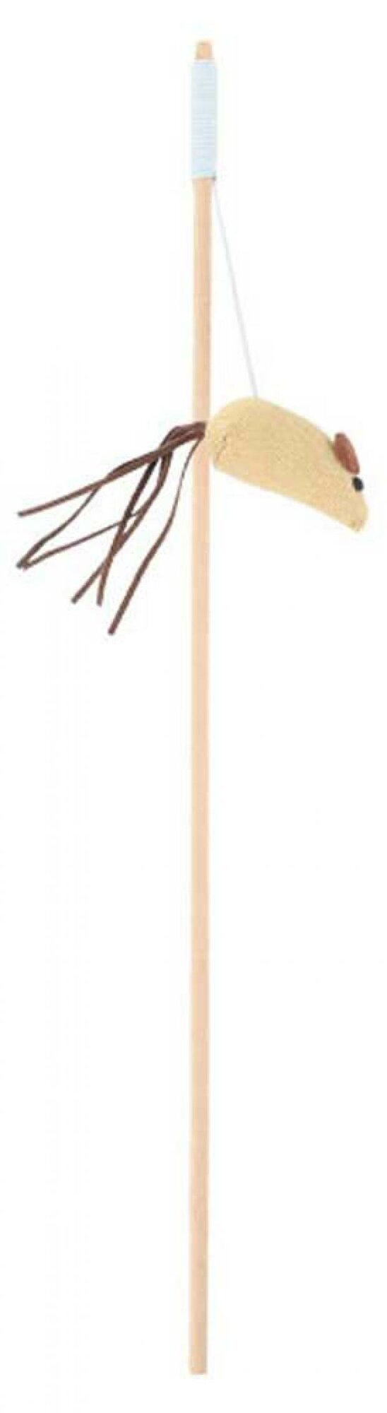 Игрушка-дразнилка Triol Natural "Мышка" для кошек дерево хлопок