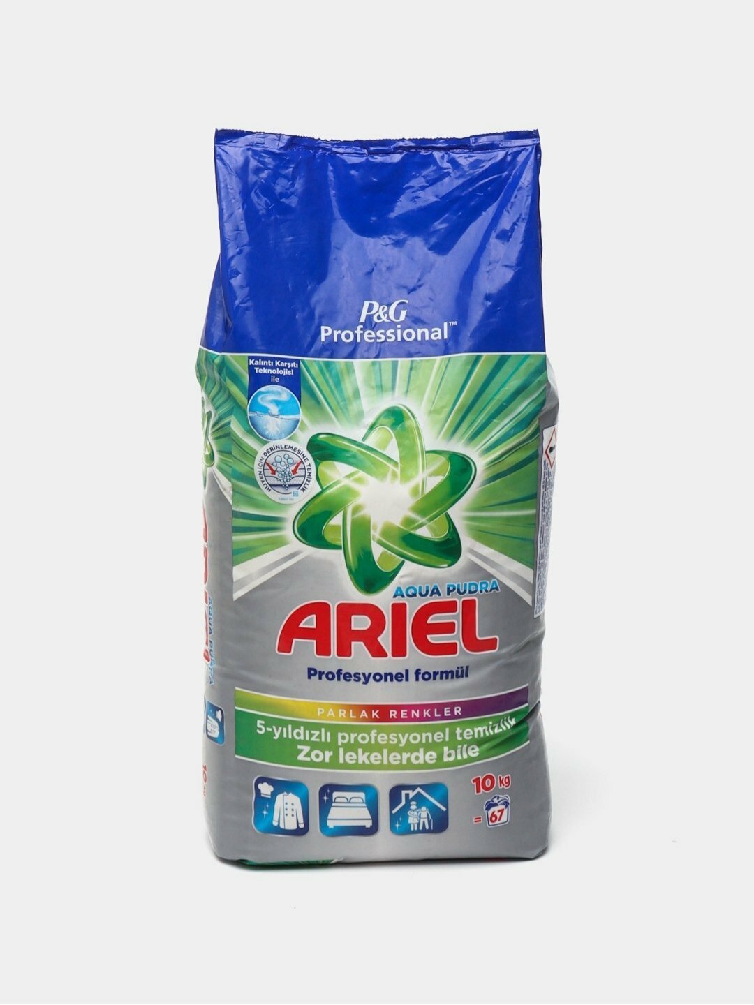 Стиральный порошок Ariel "Professional Pudra", для автоматических стиральных машин, 10кг, имеет приятный запах