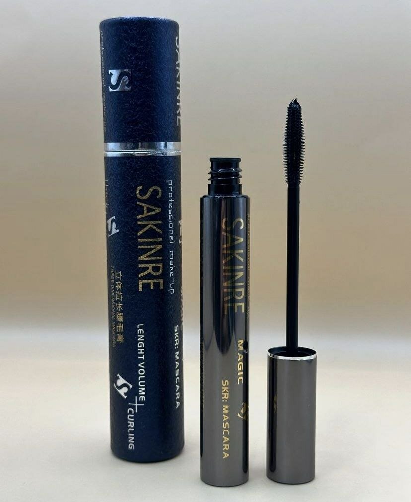 Водостойкая тушь Saikinre "MAGIC", удлинение ресниц, синяя, 8мл