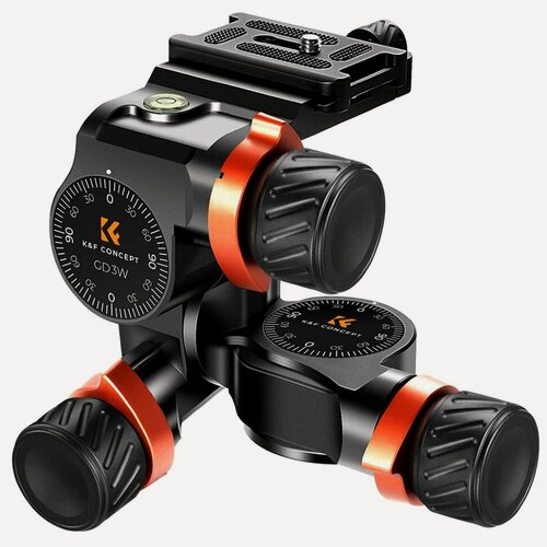Изображение товара Штативная голова K&F Concept 3-Way Geared