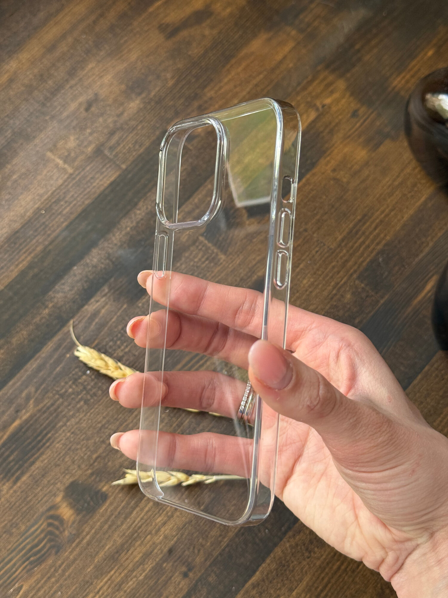 Чехол накладка для iPhone 14 Pro Clear case, кристально прозрачный — фото 1