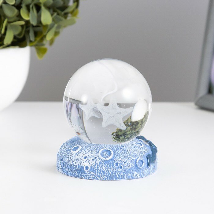 Фигурка светящаяся RISALUX «Морская звезда», LED-ночник, 1 Вт, USB, 6×6×8см