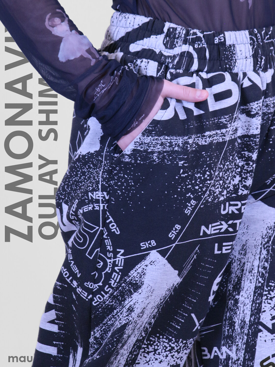 Брюки спортивные Maula, размер 140, хром — фото 1