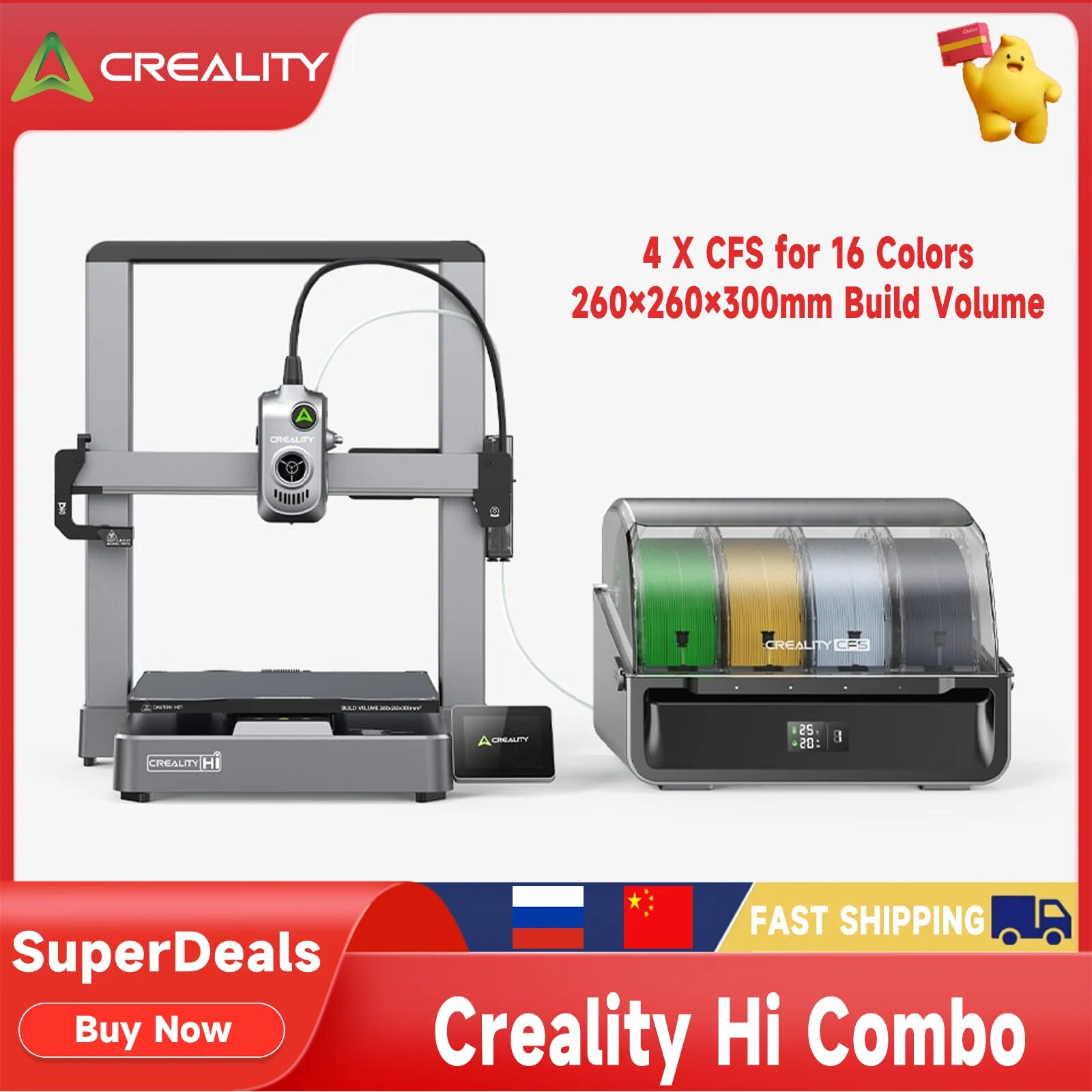 Creality K1C/K1 MAX/K1 SE керамический нагревательный блок 60 Вт, Hi Combo, Creality 3D