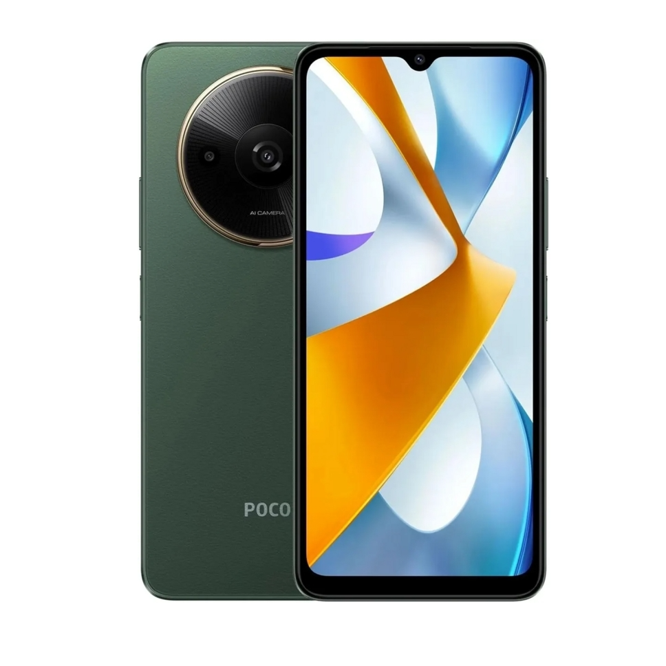 Смартфон POCO C61 (4/128gb) зелёный / Green