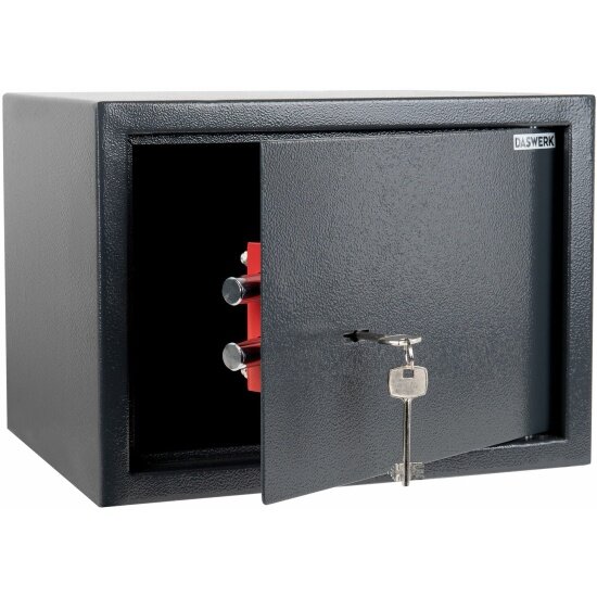 Сейф мебельный Daswerk SC-250KL (250х350х250 мм) ключевой замок графит 291342