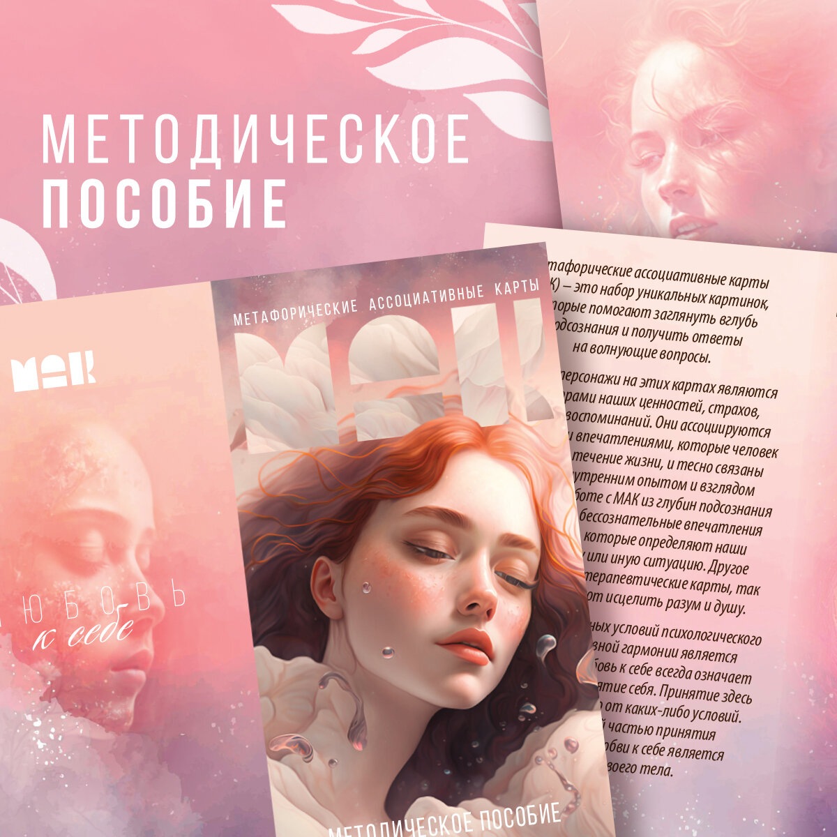 Настольная игра психологическая «Любовь к себе» 50 метафорических ассоциативных карт — фото 1