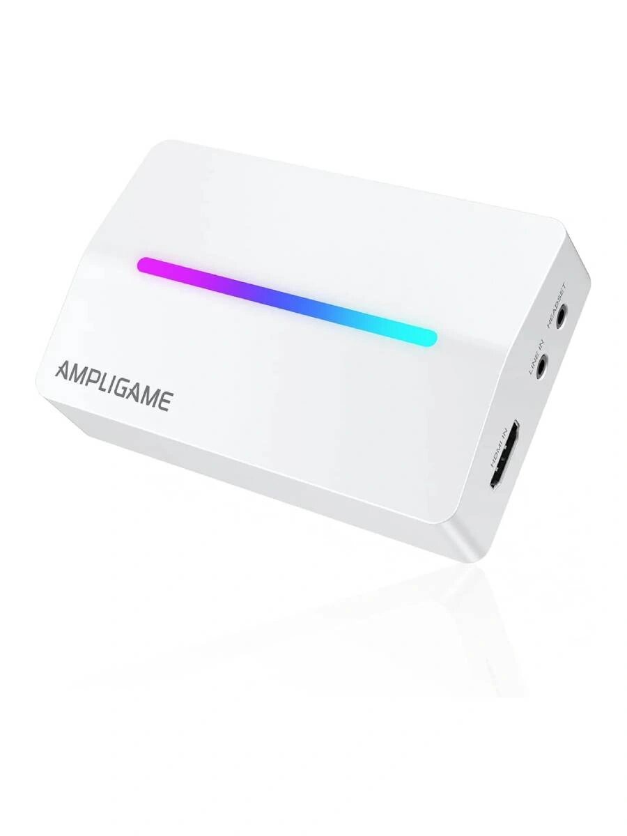 Карта видеозахвата Fifine V3 RGB / запись 1080P/60 / пропуск 2160Р/30 (White)