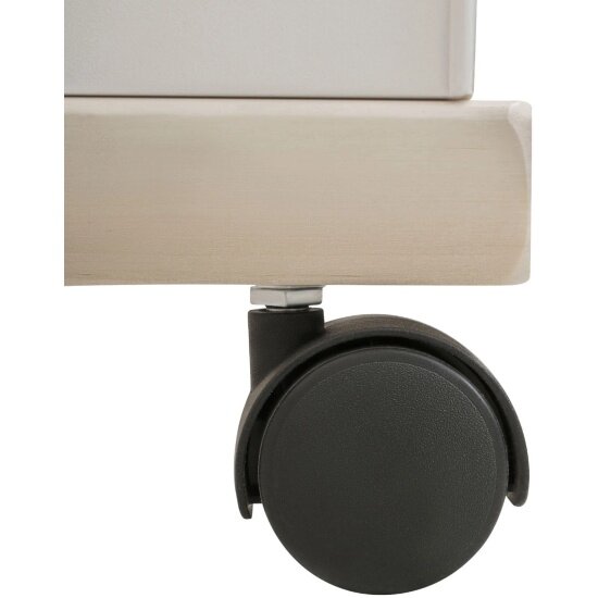 Изображение Кроватка Indigo My Dream массив березы натуральный-белый Радуга