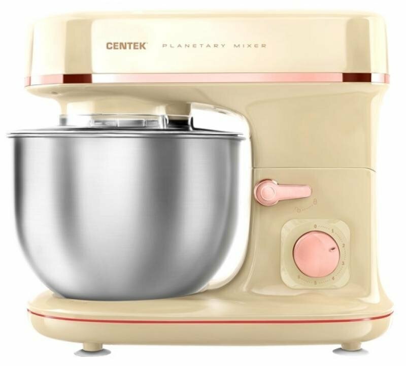 Миксер планетарный с чашей CT-1139 бежевый
