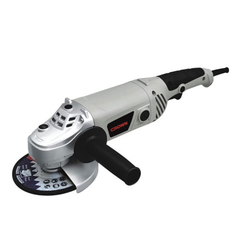 Машина шлифовальная CROWN CT13300, угловая, 1300 W, диск 180 мм