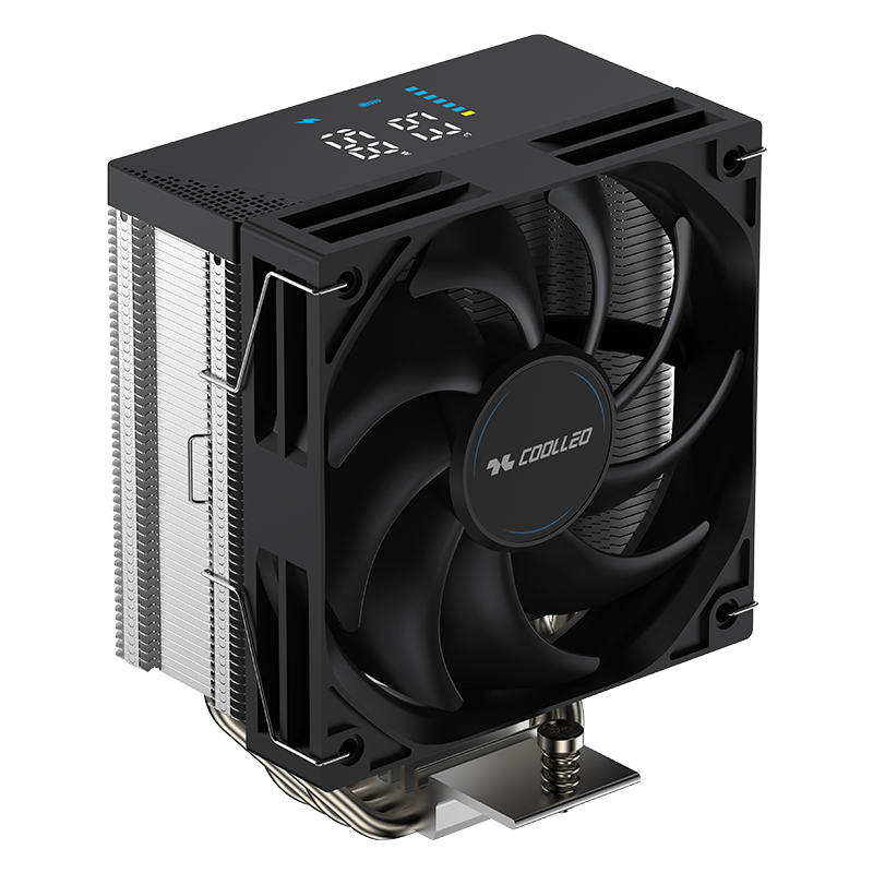 Кулер для процессора Coolleo CL-B40 DIG V2 [115x/1200/1700/1851/AM4/AM5]