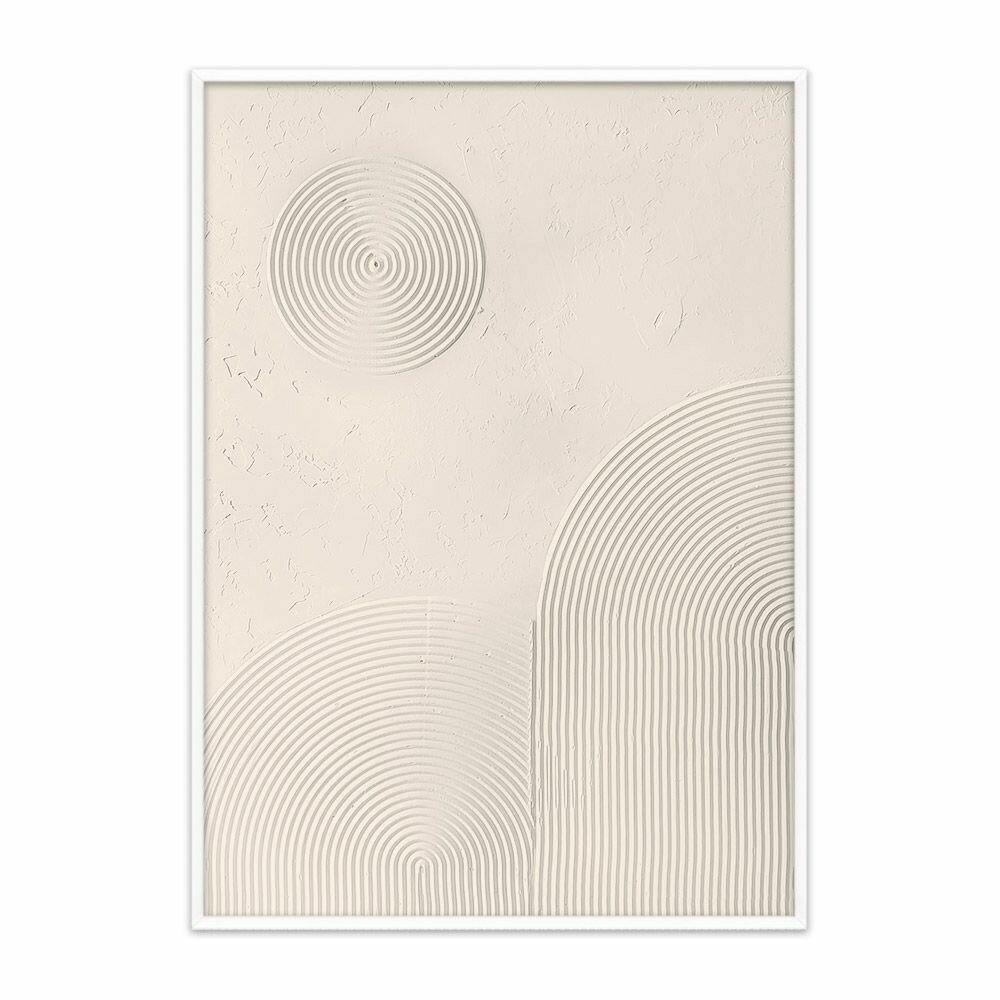 Рельефная картина Античный беж №3, 50х70 см